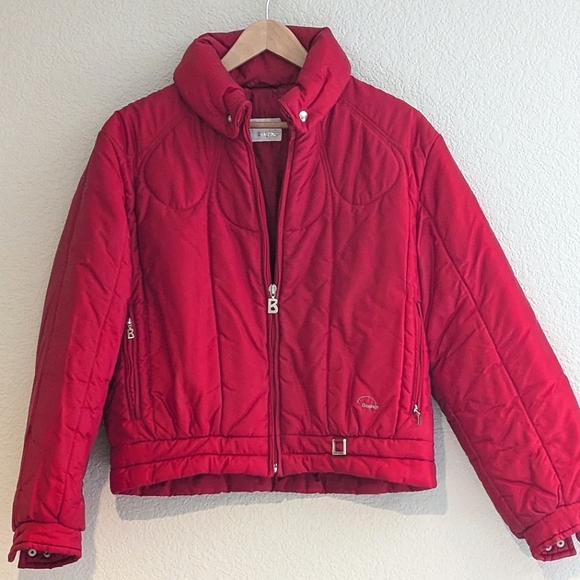 VINTAGE Bogner Cherry Red Winter Coat!😍💗 - Picture 1 of 12